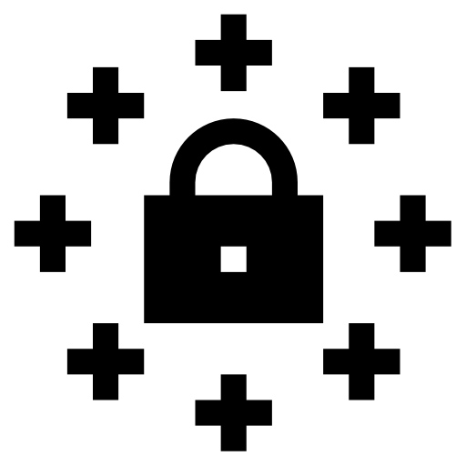 南京錠 Basic Straight Filled icon
