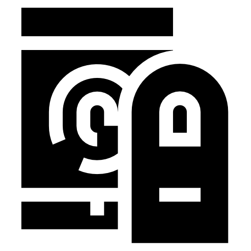 impronta digitale Basic Straight Filled icona