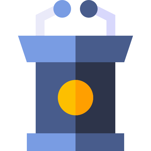 Podium Basic Straight Flat icon