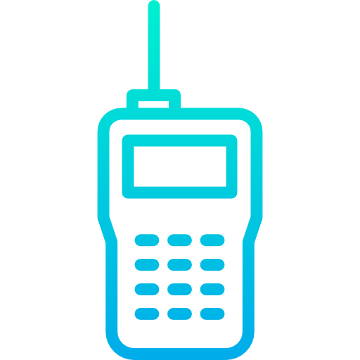 walkie-talkie Kiranshastry Gradient icoon