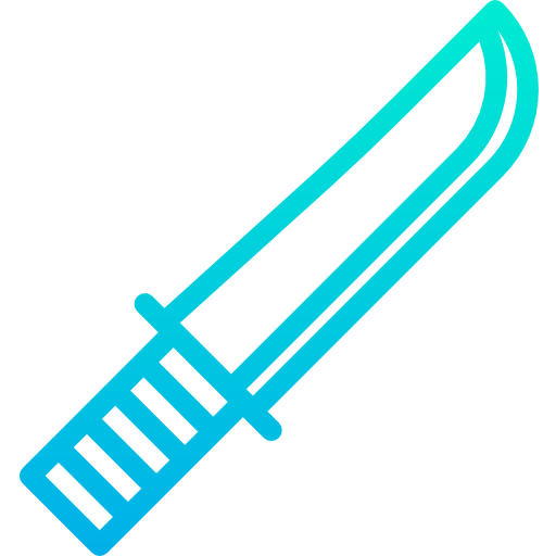 cuchillo Kiranshastry Gradient icono