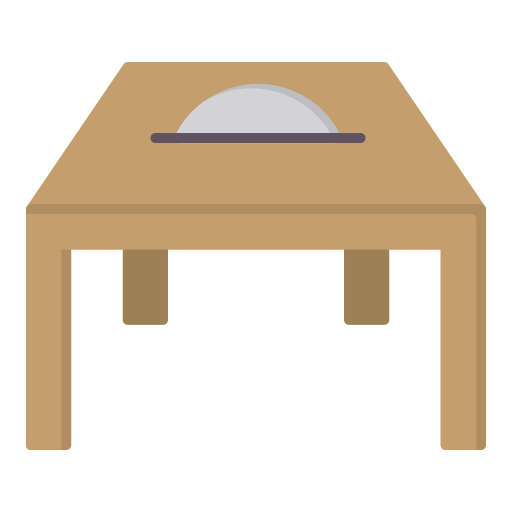 piła stołowa Generic color fill ikona