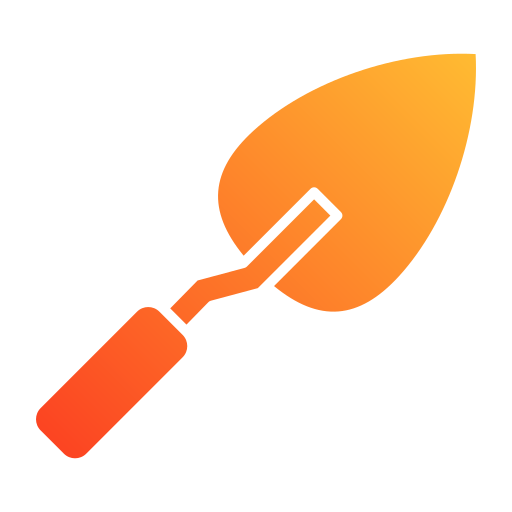 Cement trowel Generic color fill icon