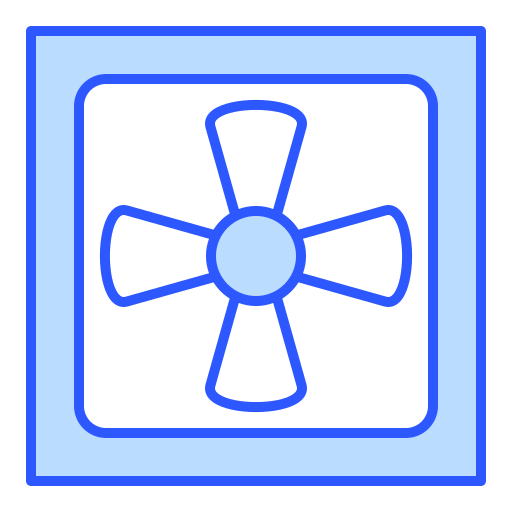 wentylator wyciągowy Generic color lineal-color ikona