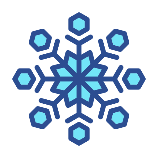 copo de nieve Generic color lineal-color icono