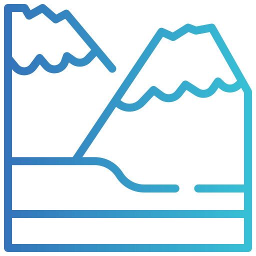 Mountain Generic gradient outline icon