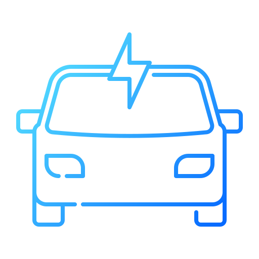 coche eléctrico Generic gradient outline icono