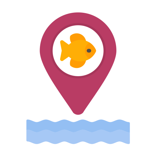 Map Generic color fill icon