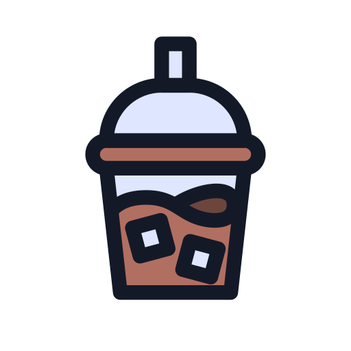 아이스 커피 Generic color lineal-color icon