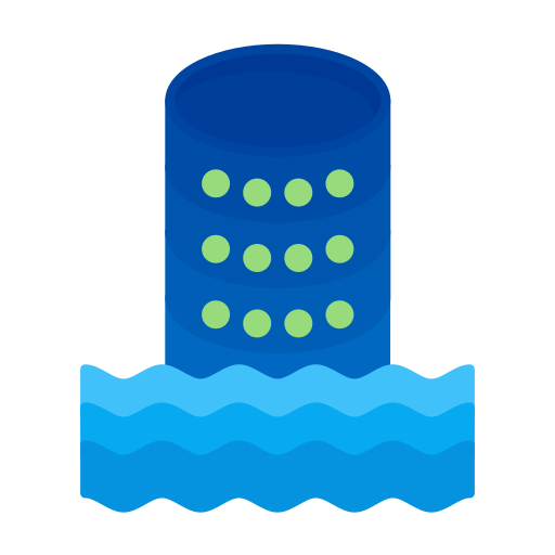 jezioro danych Generic color fill ikona