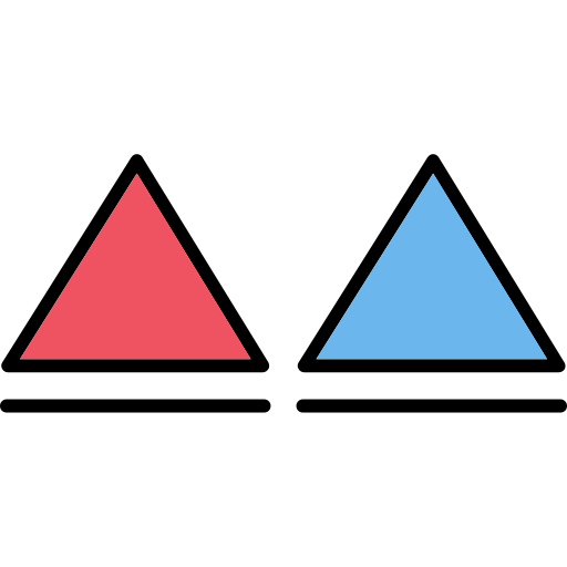 triangulos Generic color lineal-color icono