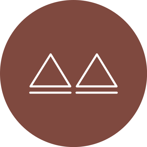triangulos Generic color fill icono