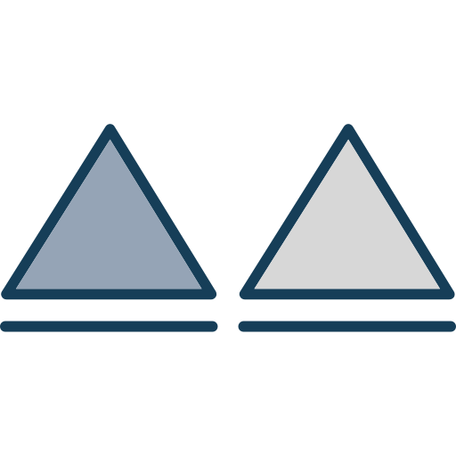 dreiecke Generic color lineal-color icon