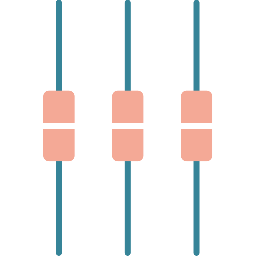 diagrama de caja Generic color fill icono