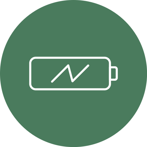 Charging battery Generic color fill icon