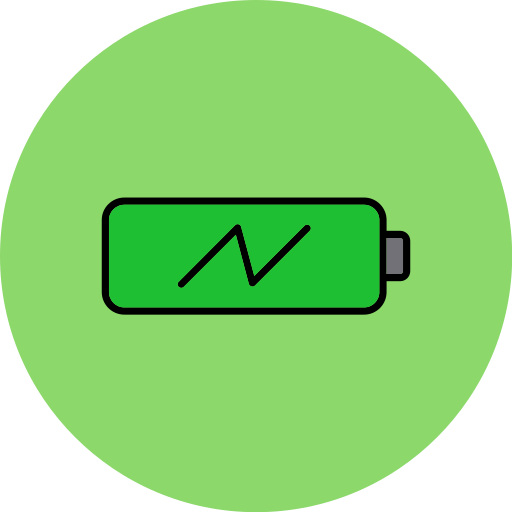 Зарядка аккумулятора Generic color lineal-color иконка