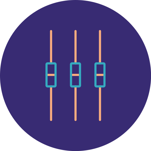 diagrama de caja Generic color fill icono