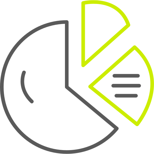 diagramme circulaire Generic color outline Icône