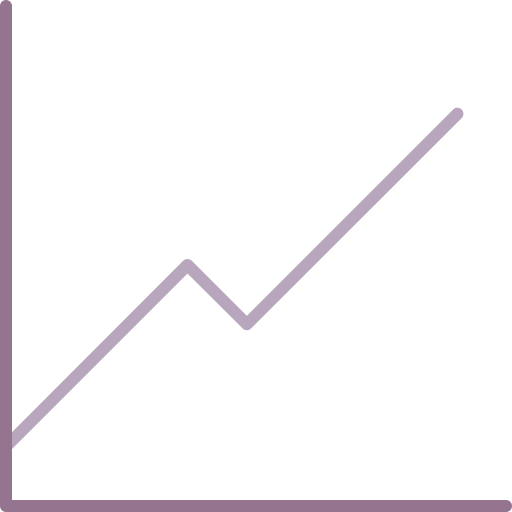 Line graph Generic color lineal-color icon