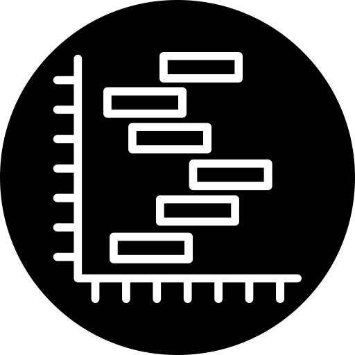 gráfico de gantt Generic black fill Ícone