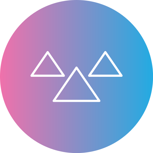 Triangles Generic gradient fill icon