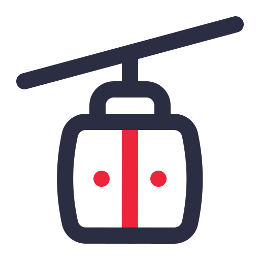 케이블카 Generic color outline icon