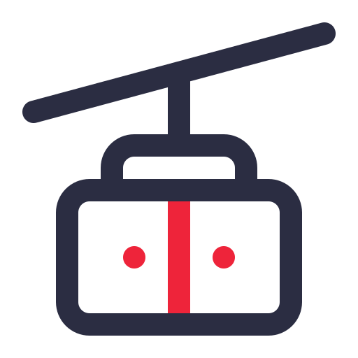 Ropeway Generic color outline icon
