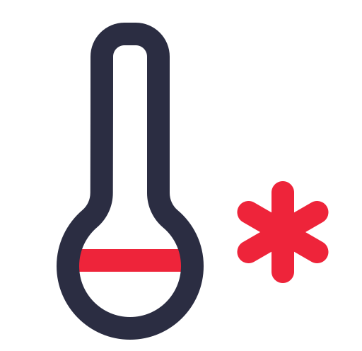 termómetro Generic color outline icono