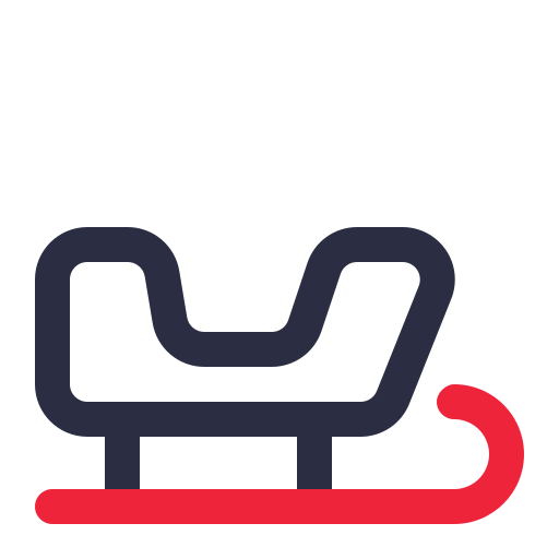 Sleigh Generic color outline icon