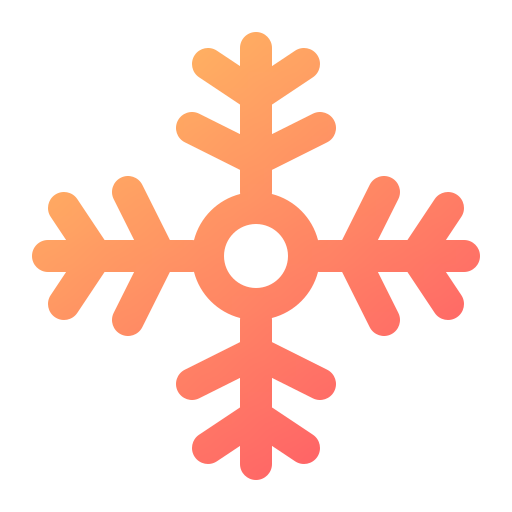 nevicare Generic gradient outline icona