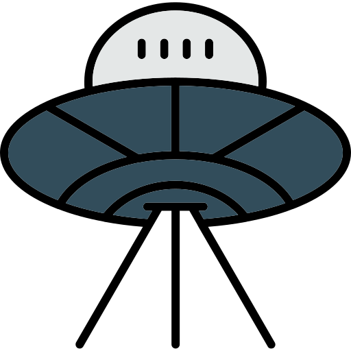 Alien spaceship Generic color lineal-color icon