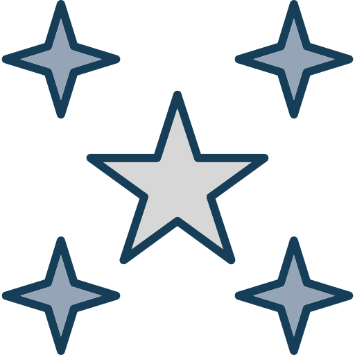 estrellas Generic color lineal-color icono