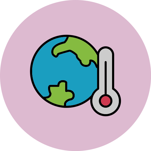 il riscaldamento globale Generic color lineal-color icona