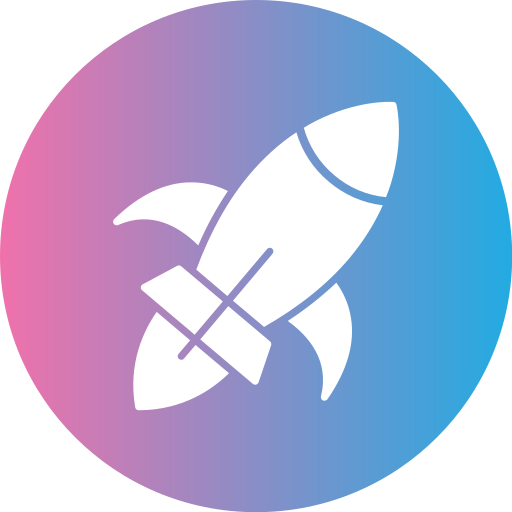 Rocket ship Generic gradient fill icon