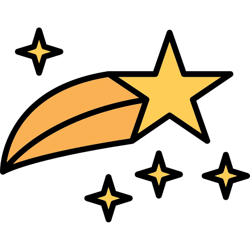 Shooting star Generic color lineal-color icon