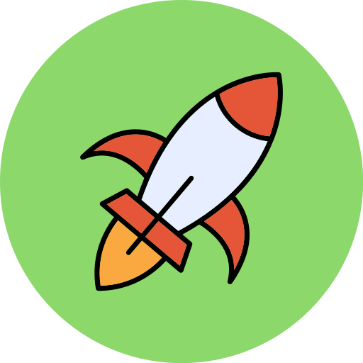 Rocket ship Generic color lineal-color icon