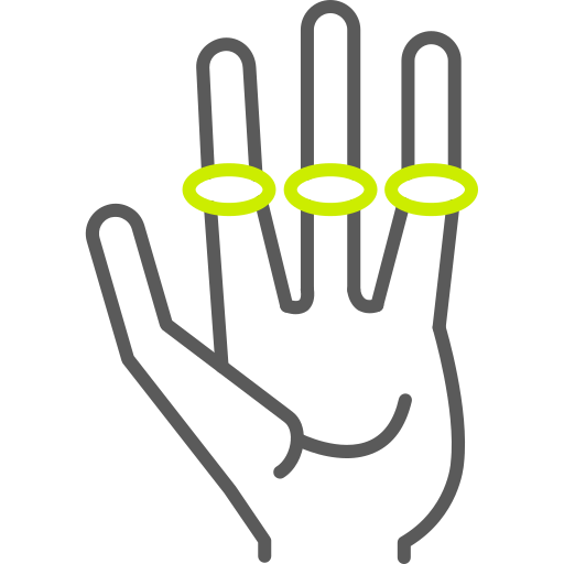 buitenaardse hand Generic color outline icoon