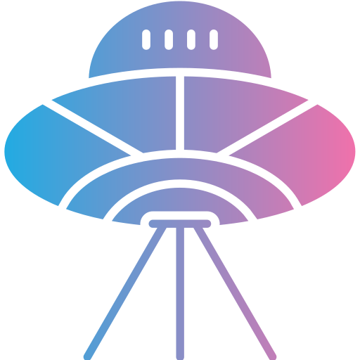 Alien spaceship Generic gradient fill icon