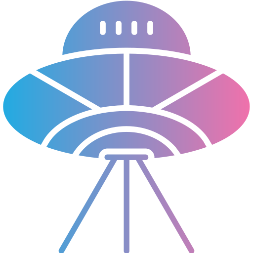 エイリアンの宇宙船 Generic gradient fill icon