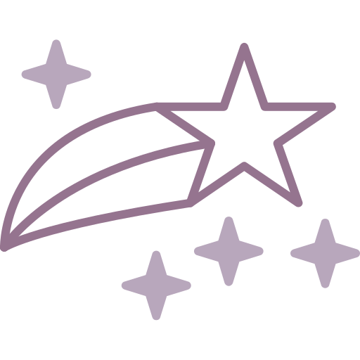 Shooting star Generic color lineal-color icon