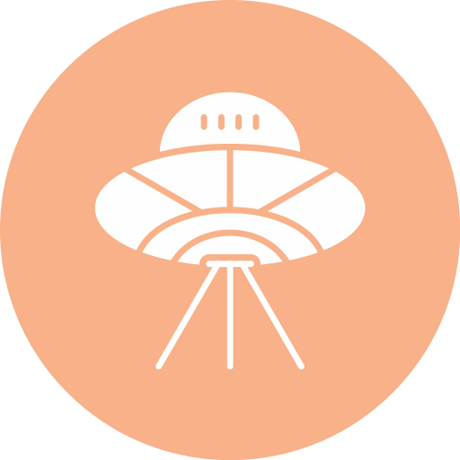 Alien spaceship Generic color fill icon