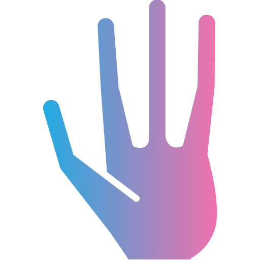 außerirdische hand Generic gradient fill icon
