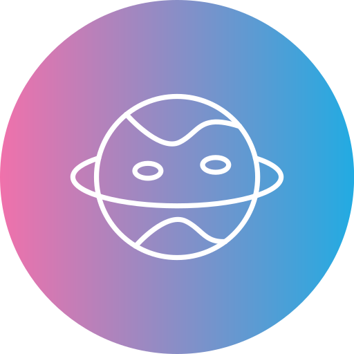 Planet Generic gradient fill icon