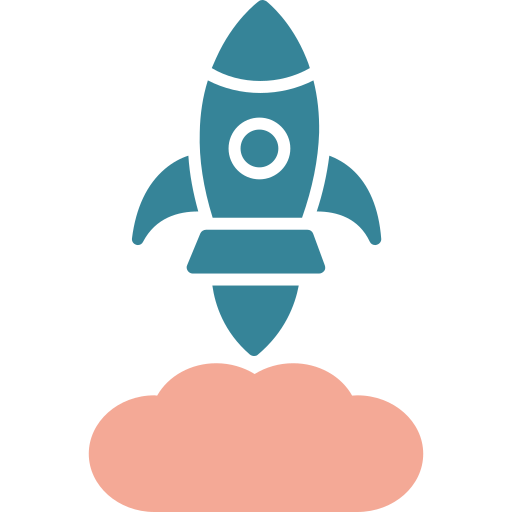 lanzamiento de cohete Generic color fill icono