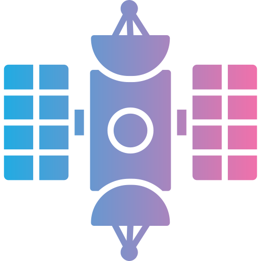 Hubble space telescope Generic gradient fill icon