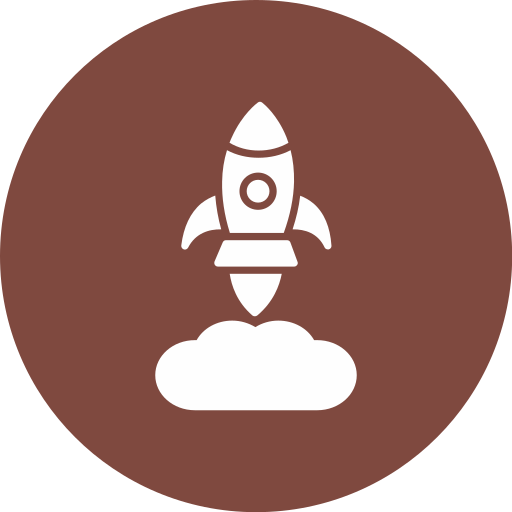 Rocket launch Generic color fill icon