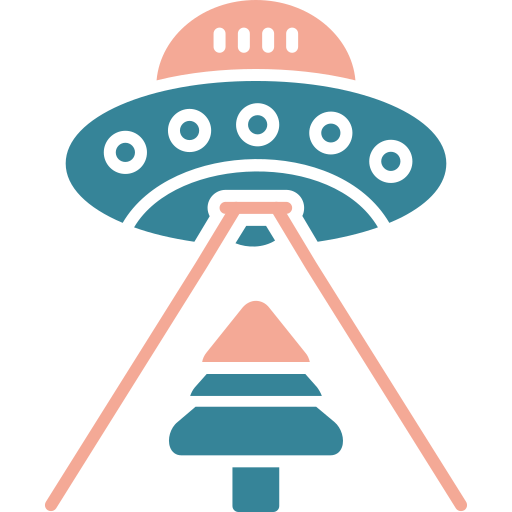 ufo Generic color fill icona