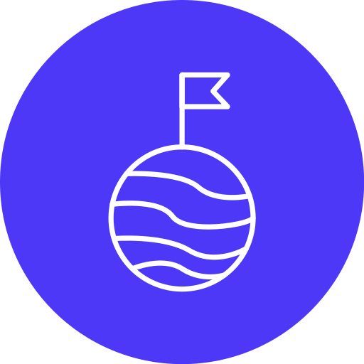 Planet Generic color fill icon