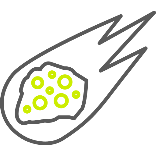 asteroida Generic color outline ikona