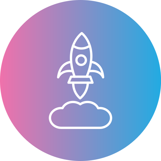 Rocket launch Generic gradient fill icon